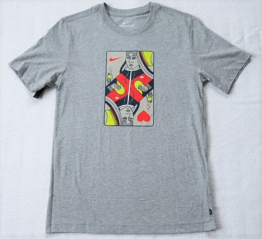 NIKE SB クイーン カード Tシャツ グレー S ナイキ スケートボード スケボー トランプ AQ4506-063拍卖