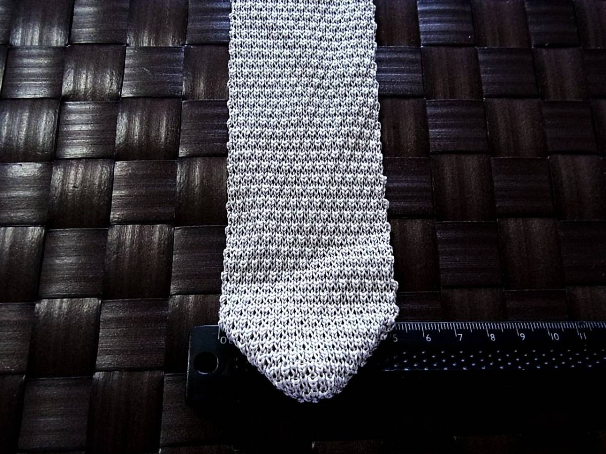 【美品 ニットタイ】0631 モダ リトルノ「MODA RITORNO」ネクタイ拍卖