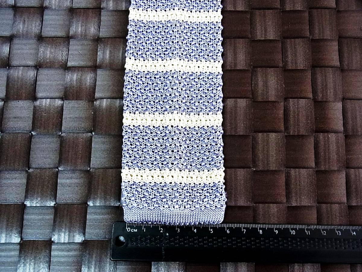 【美品 ニットタイ】0367 TM トレンドマーク ネクタイ拍卖