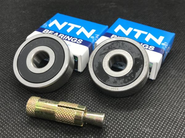 SUZUKI バンバン75 フロントホイール ベアリング 日本製 NTN 交換セット 抜き工具&作業手順説明 RV75 VANVAN75 08113-62017 08113-6201B拍卖