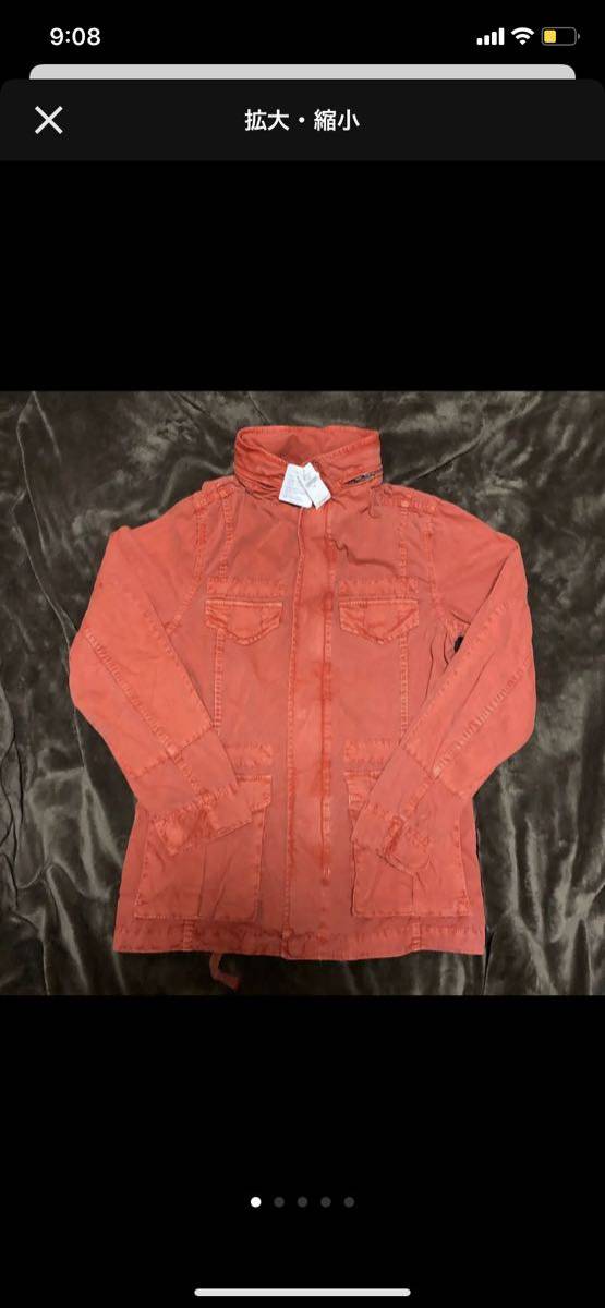 GAP☆ウォッシュ加工!!ミリタリージャケット拍卖