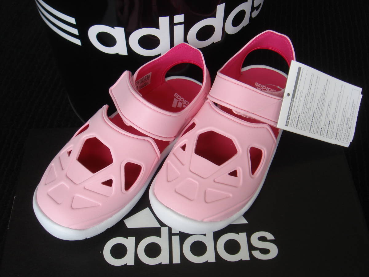 新品・未使用★アディダス★FORTA SWIM2C★かわいいピンク!!★21㎝拍卖