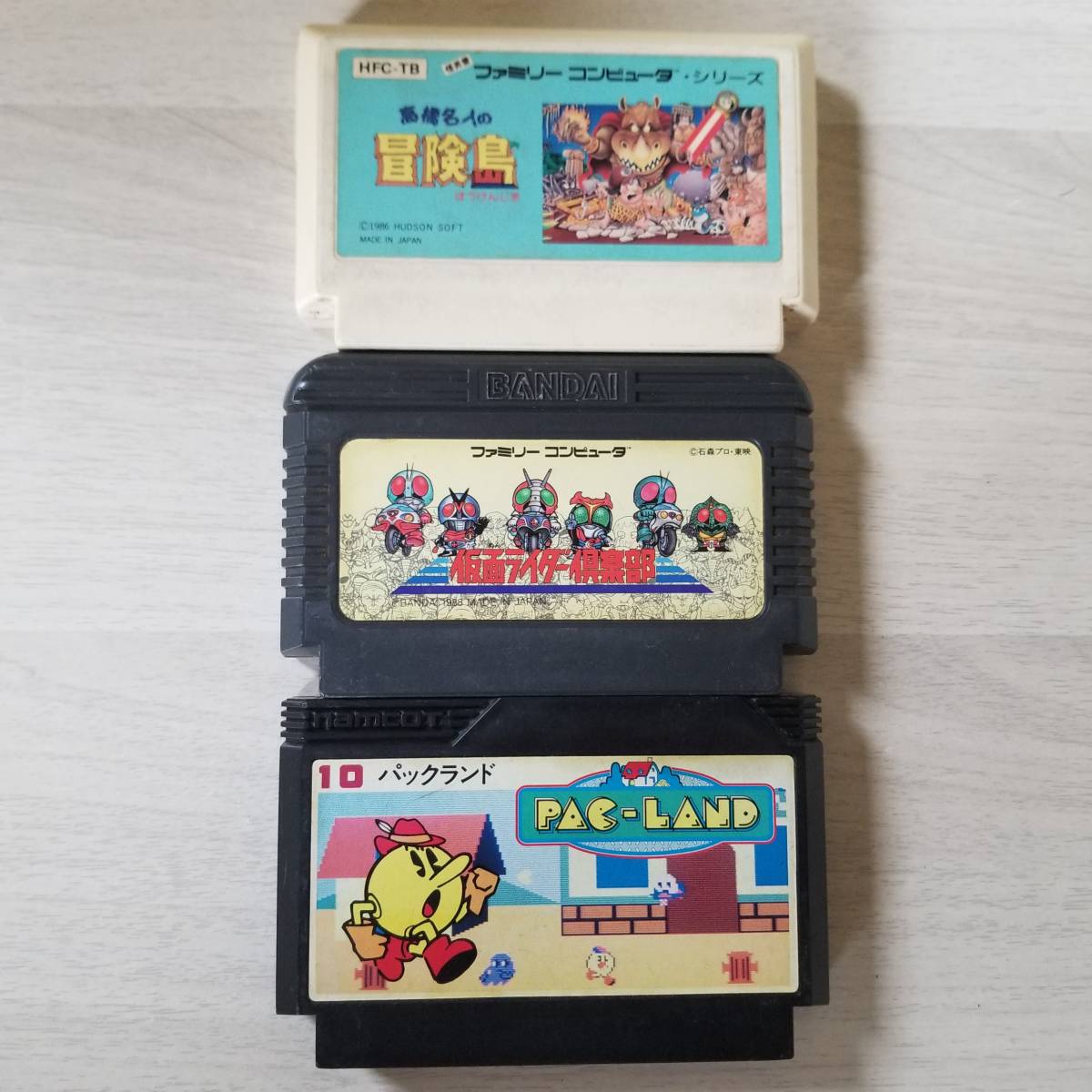 ◯即決 FC 高橋名人の冒険島 パックランド 仮面ライダー倶楽部   同梱OK◯拍卖