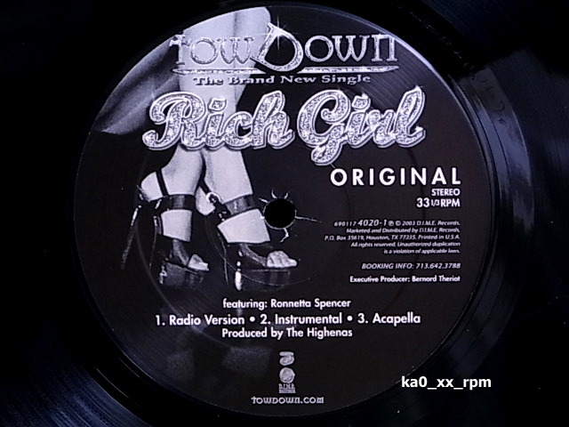 ★☆Tow Down「Rich Girl」☆★拍卖