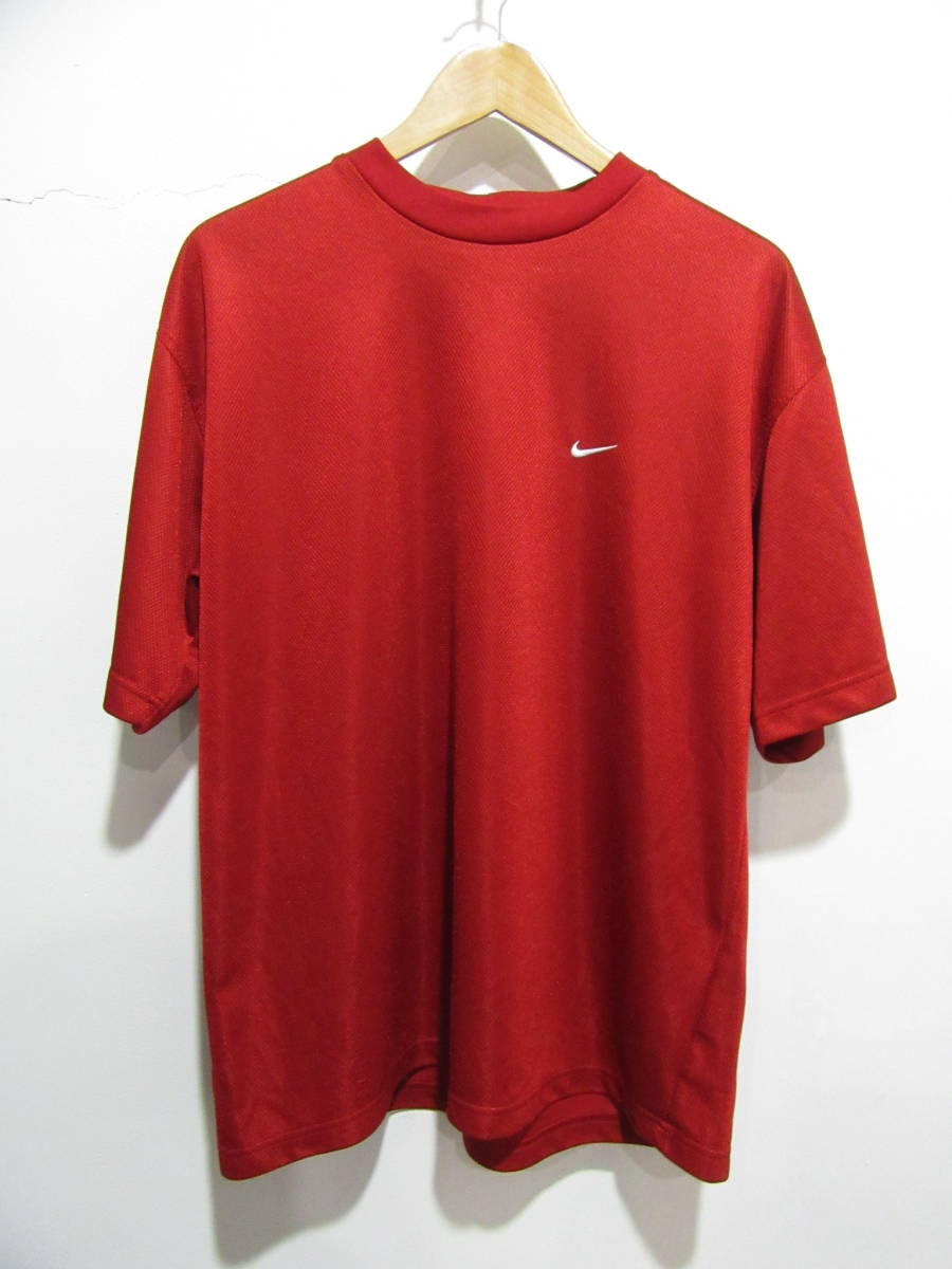 ☆送料無料☆NIKE☆ワンポイント☆ロゴ☆刺繍☆スウォッシュ☆メッシュ☆Tシャツ☆拍卖
