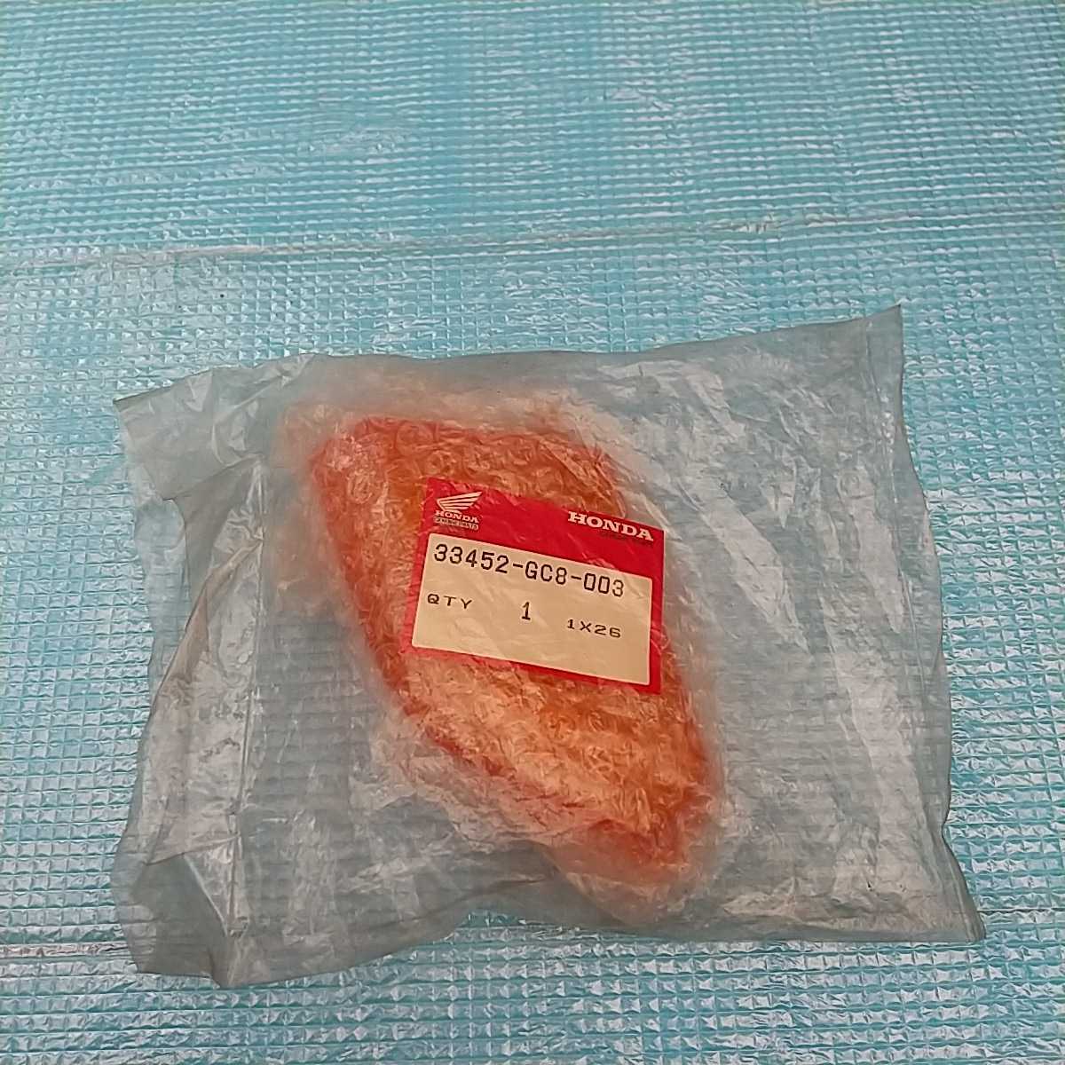 当時物 ホンダ純正リード80ウインカーレンズ 検索)リード50 リード90 ディオ タクト DJ1 DJ1R ビート モンキー ゴリラ ダックス シャリー拍卖