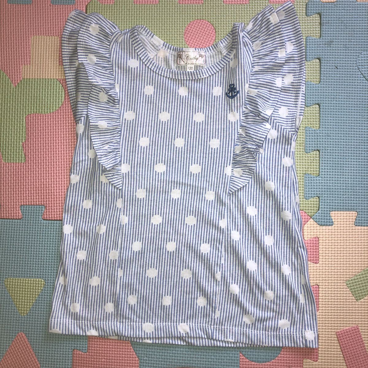 【美品即決!】マザウェイズ 120cm女の子用Tシャツ ノースリーブ拍卖