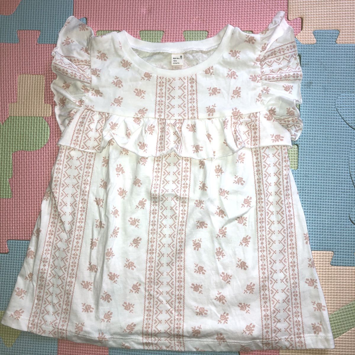 【新品即決!】アプレレクール とっても可愛い女の子用Tシャツ ノースリーブ120cm拍卖