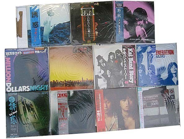 甲斐バンド 11枚セット LPレコード拍卖