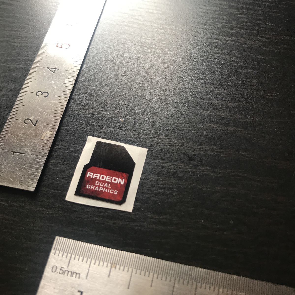 RADEON DUAL graphics パソコンエンブレムシール@1838拍卖