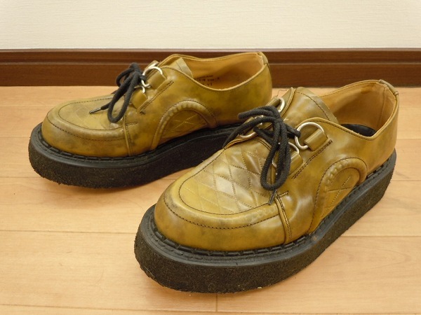 英国製★ジョージコックス×SUPER LOVERS★DACE Ⅵ ラバーソール サイズ5★ダイス スーパーラヴァーズ★中古★h拍卖