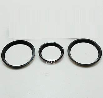 SK フォレスター エアコンダイヤルリング 黒B インテリアパネル ベゼル カバー 調整 ダイアル アルミ ハンドル モール ガーニッシュ XV拍卖