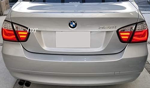 BMW E90 前期 セダン ファイバーライン LEDテール 320 323 325 32系 専用設計 ウインカー スモール ブレーキ (クリアレッド)拍卖
