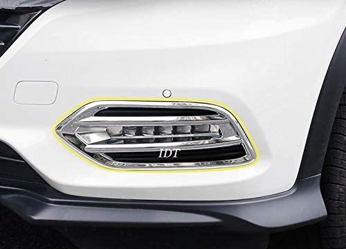 ホンダ 新型 後期 ヴェゼル メッキ フォグランプカバー ベゼル ガーニッシュ ライトリム リング グリル プロテクター モール RU拍卖