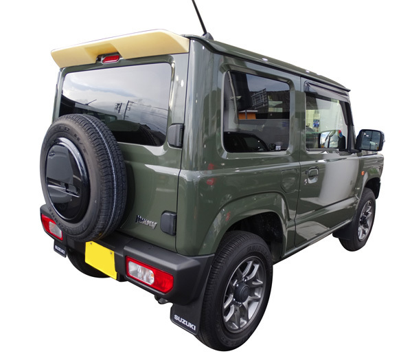 紹介動画付き!未使用 保管品奉仕 スズキジムニーJB64シエラ JB74系 リアスポイラー ルーフスポイラー ゲートスポイラー 未塗装拍卖