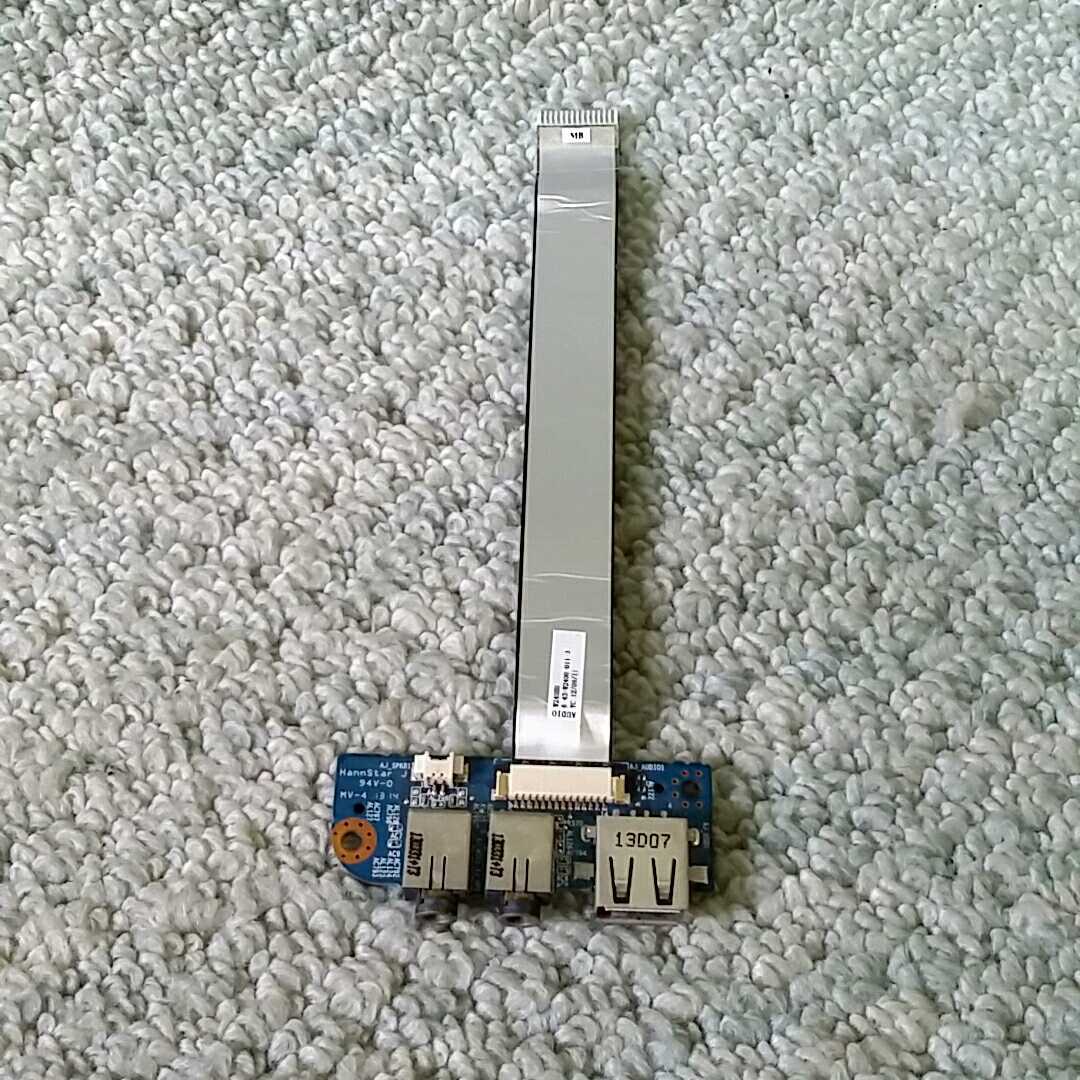 送料198円 ★ ノートPC ex.computer N141J 用 USB Audio ボード + ケーブル ★ 6-71-W24E8-D04 GP W240BU ★ 動作確認済み X230拍卖