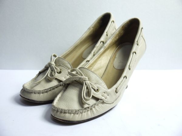 ダイアナ DIANA パンプス ウェッジソール 23.0cm N317-73拍卖