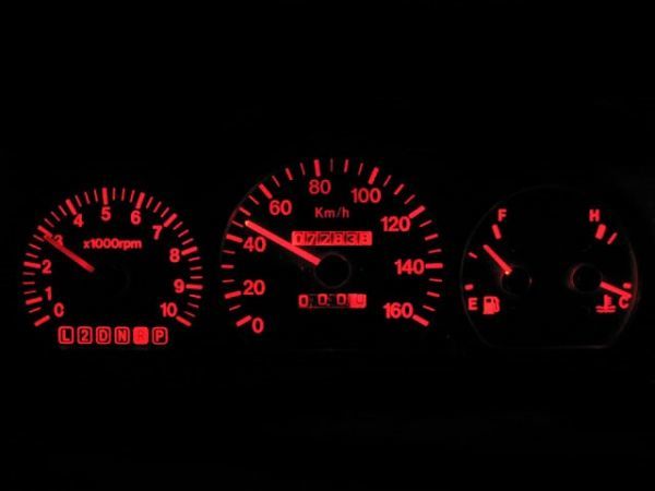 WAGON R WIDE ワゴンR ワイド MA61/MB61 メーター照明用 LED1台分セット! レッド拍卖