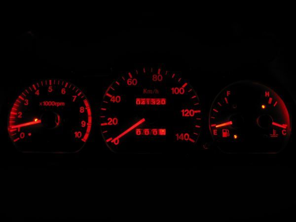 WAGON R ワゴンR CT21S/CV21S メーター照明用 LED1台分セット! レッド拍卖