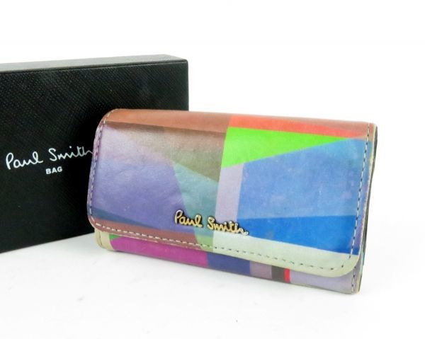 Paul Smith(ポールスミス) レザー 4連キーケース オーバーレイ 848616J67C01拍卖