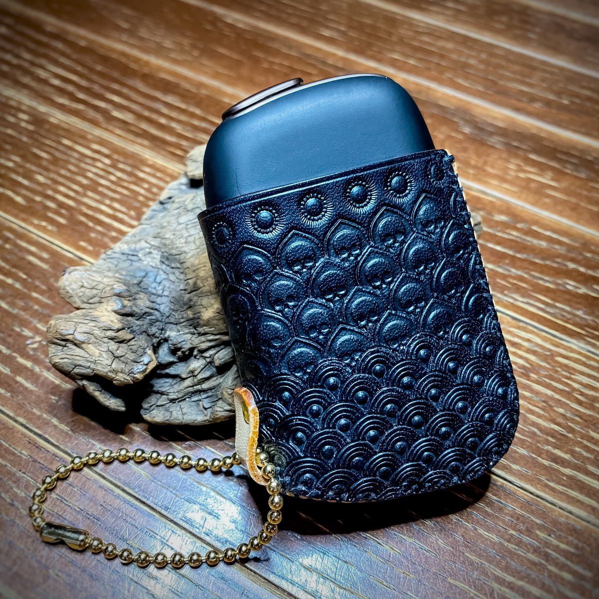 【PloomS 2.0】プルームS 2.0 本革製カバー skull stamp拍卖