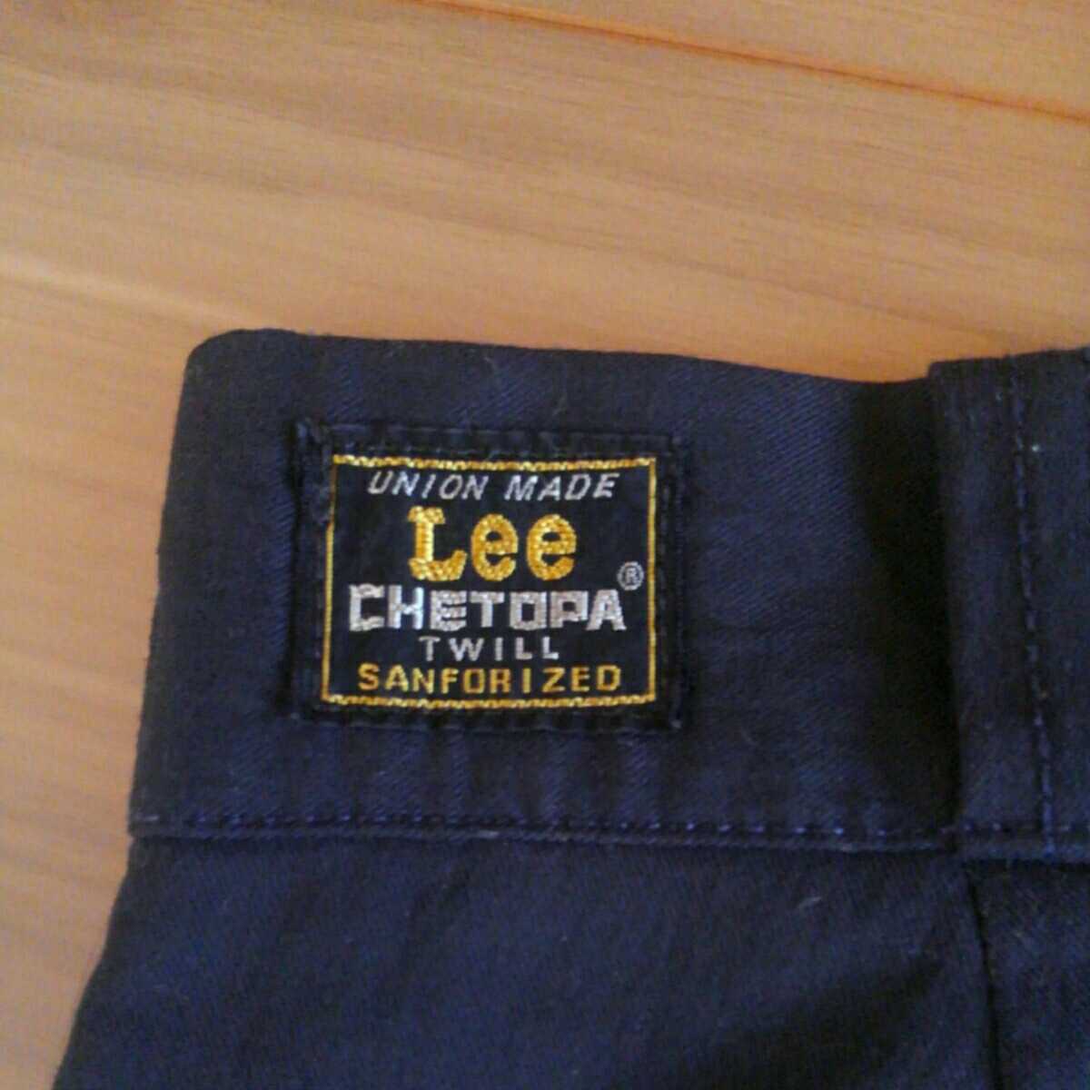 Lee ChetopaTwill pants exclusive for Journal standard navy w30 ジャーナルスタンダード別注 リー チェトパツイルパンツ ネイビー拍卖