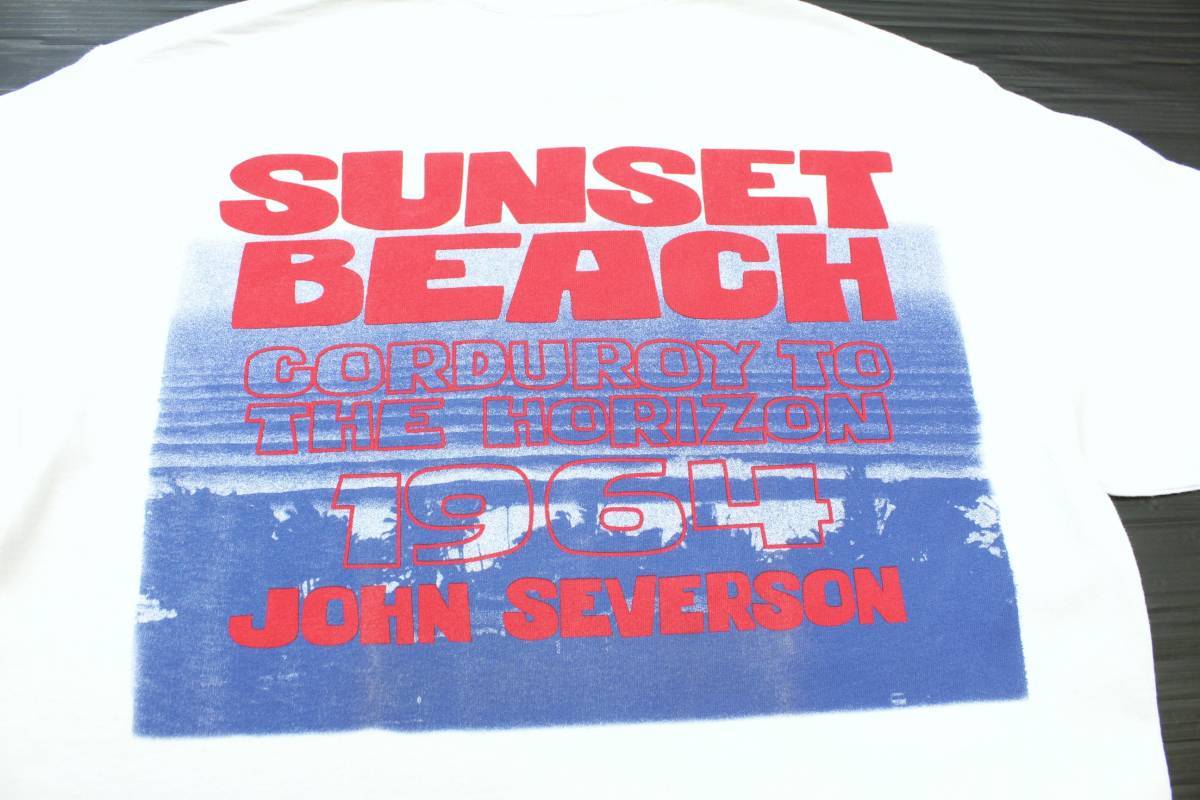 YTS23東洋Mジョンセバーソン サンセット ビーチSUNSET BEACH半袖TシャツUSA製SUN SURFサンサーフJohn Seversonグランドスウェル拍卖
