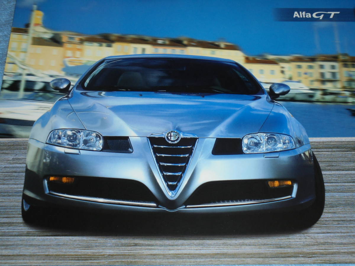 ★2007年 ALFA GT リーフレット 海外版▲アルファ ロメオ ALFA ROMEO 2.0 JTS セレスピード 2000/3.2 V6 マニュアル V6 3200 2L カタログ拍卖