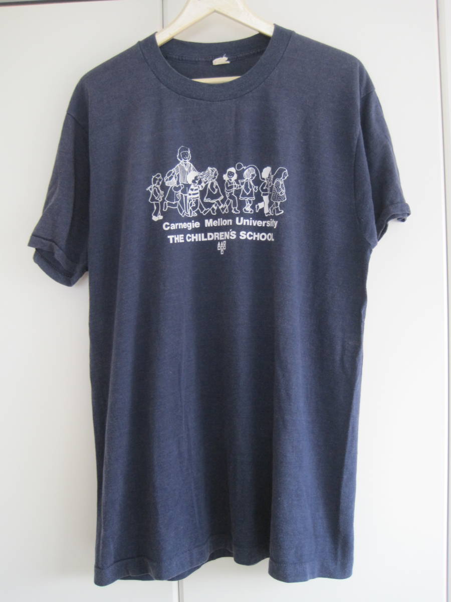 アメリカUSA古着 Carnegie Mellon University THE CHILDREN'S SCHOOL Tシャツ XLサイズ SCREEN STARS スクリーンスターズ拍卖