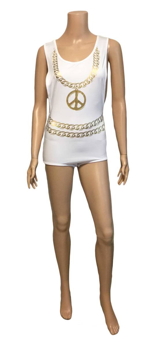 【 ジャマイカ直輸入 】 【 ボディースーツ 】 ブリンブリン ゴールド トップス ジャマイカ雑貨 レゲエ雑貨 ダンスホール ヒップホップ拍卖