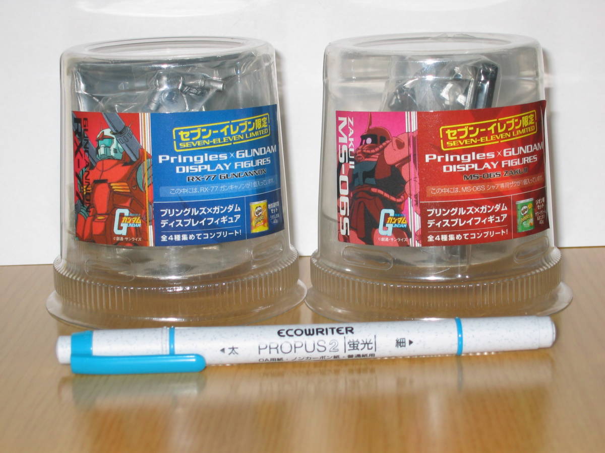 7-2 ★プリングルズ×ガンダムディスプレイフィギュア★ 【ザクⅡ】 【ガンキャノン】拍卖