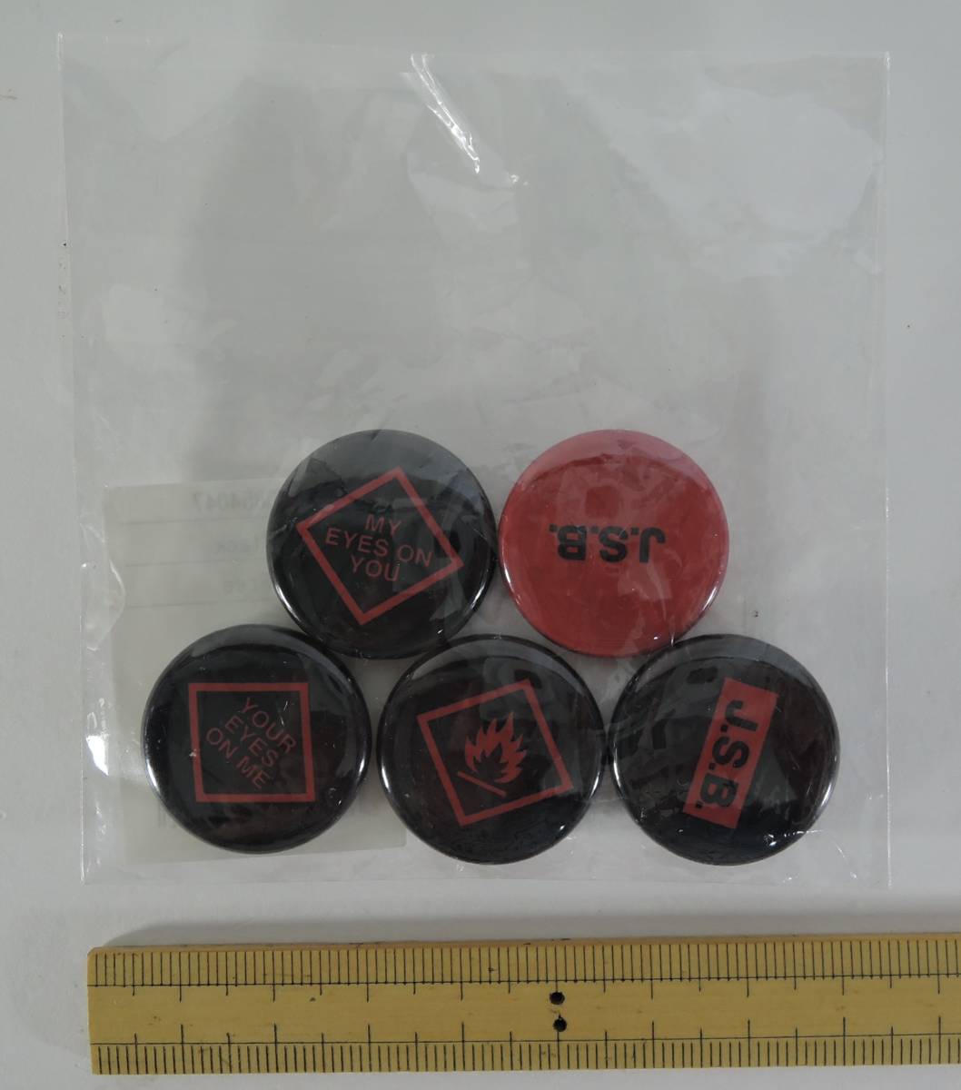 ☆08E■J.S.B J Soul Brothers 缶バッジ 5個■未使用拍卖