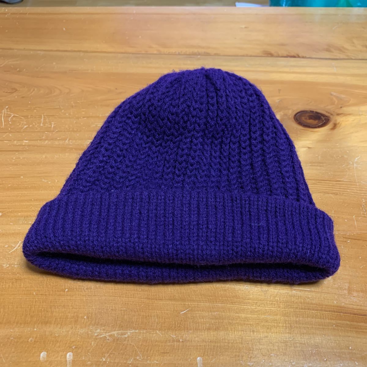 MEPRISE ニット帽子 ニットキャップ パープルサイズ 52cm-56cm アクリル 100% 中国製 新品 未使用品 送料無拍卖