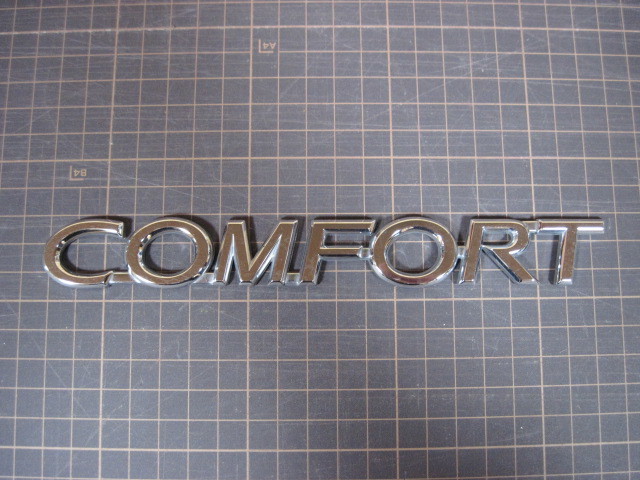 トヨタ 純正 コンフォート COMFORT 車名 エンブレム 20cm×2.5cm 中古 12372拍卖