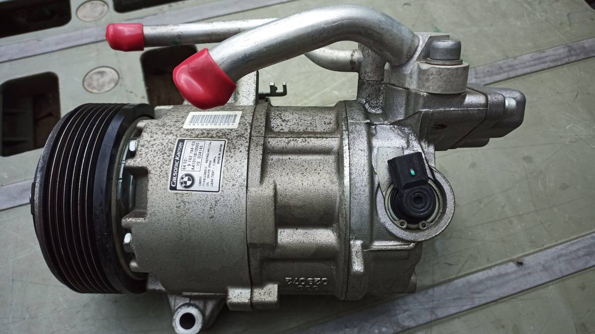 BMW/E90/E87他/エアコンコンプレッサー/64529182794/CALSONIC KANNSEI/66000km拍卖