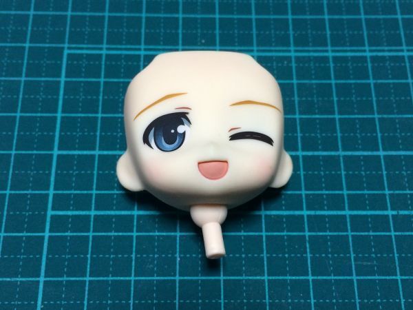 ねんどろいど パーツ ストライクウィッチーズ エーリカ・ハルトマン 顔 表情 笑顔/ウィンク顔拍卖