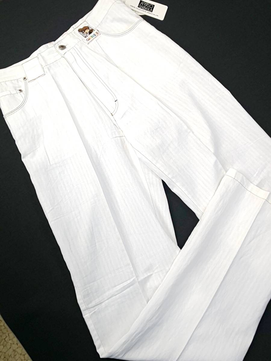 新品 SALE!! 超特価 50%OFF 半額 送料無料 ANGERO GARBASUS アンジェロ ガルバス ブランド ワンタック カジュアルパンツ W82 91-5325拍卖