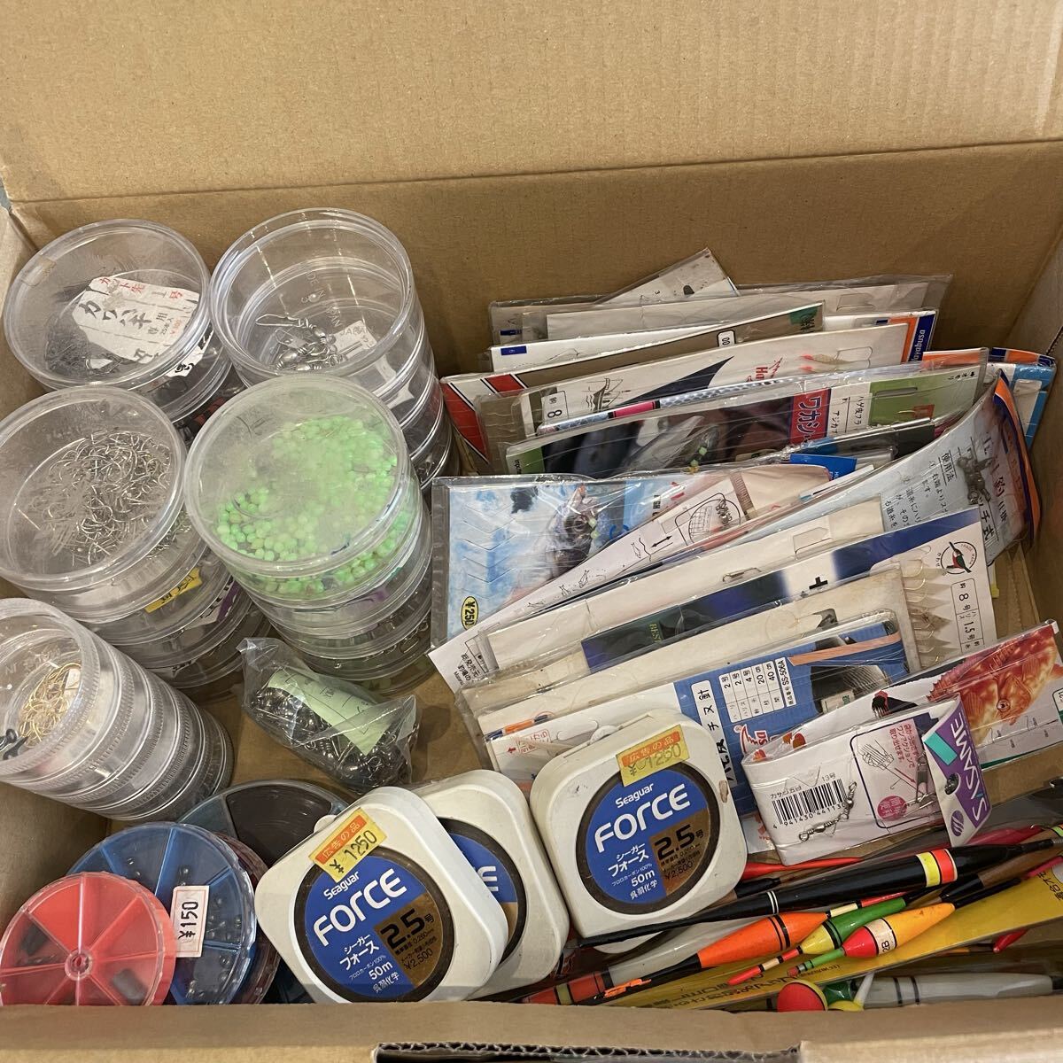 【大量まとめ売り】釣具セット ウキ・針・仕掛け・ライン・スナップなどいろいろ詰め合わせ拍卖