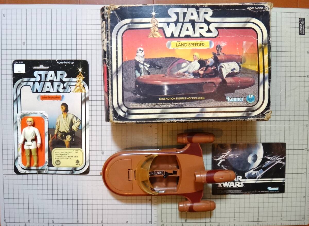 オールドケナー Kenner ランドスピーダー 1978年 LAND SPEEDER スターウォーズ タカラ版 ルーク・スカイウォーカー フィギュア TAKARA拍卖