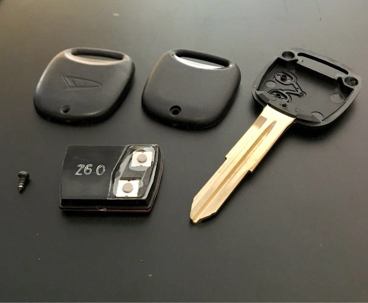 鍵取り引き1000件以上 コペン L880k用 ダイハツ純正キーレス リモコン一体化 動作確認済み 新品拍卖