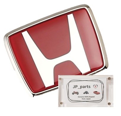 ホンダ HONDA 純正 新品 NSX-R E-NA1 フロント Hエンブレム レッド 赤 217拍卖