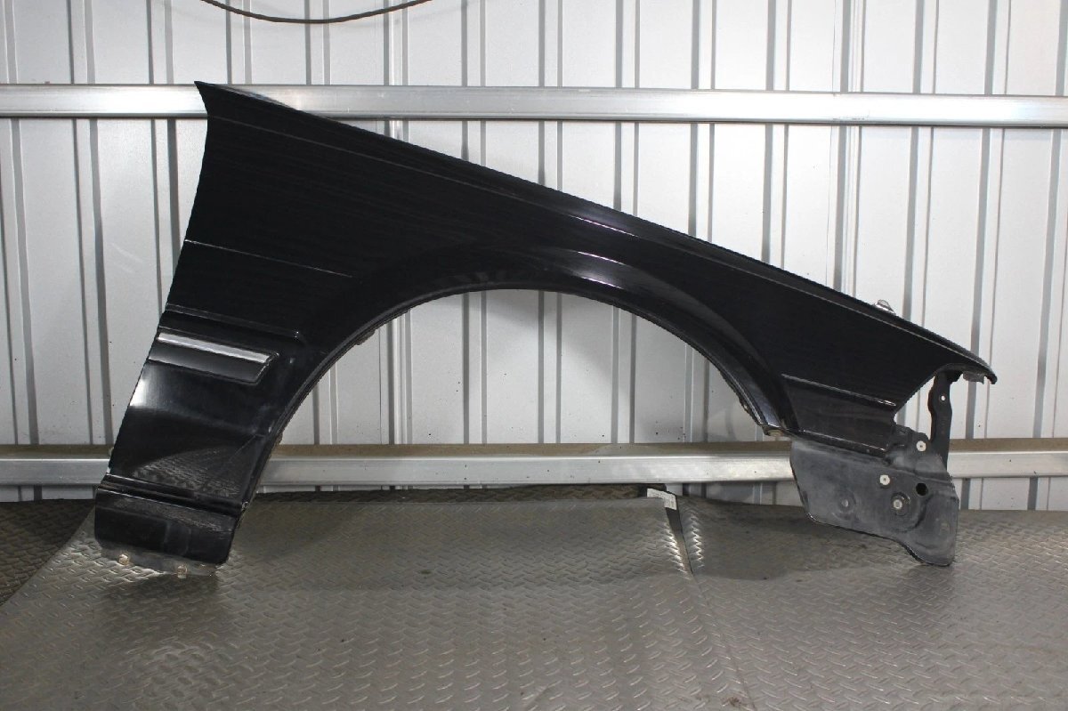 希少! 良品! 日産 Y31 グロリア 純正 右前 右フロント フェンダー 黒 ブラック拍卖