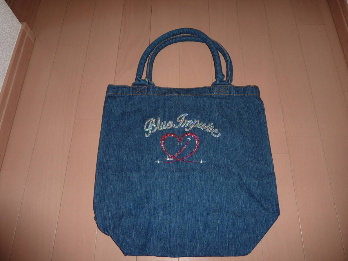 ブルーインパルス バッグ Blue Impulse デニム布地 JASDF AEROBATIC TEAM 防衛省 航空自衛隊 新品未使用 即決拍卖