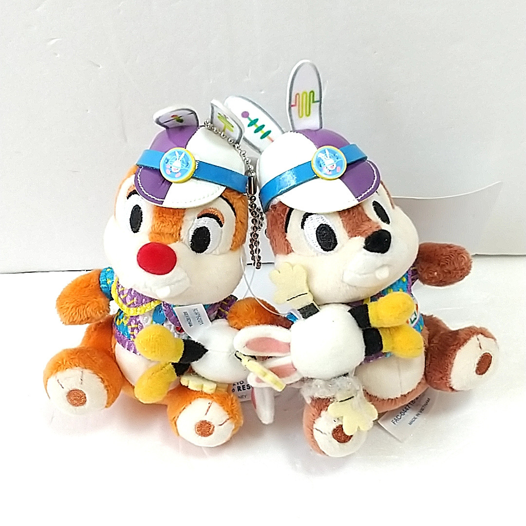 未使用 TDR ディズニー イースター 2019 チップ&デール うさたま ぬいぐるみバッジ ぬいば 東京ディズニー リゾート ヌイバ拍卖