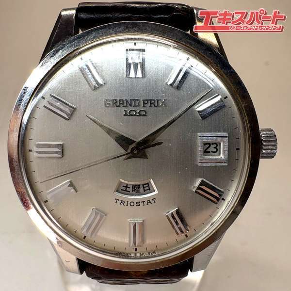 【稼働品】 腕時計 ORIENT オリエント グランプリ100 TRIOSTAT F15419 湘南台店拍卖