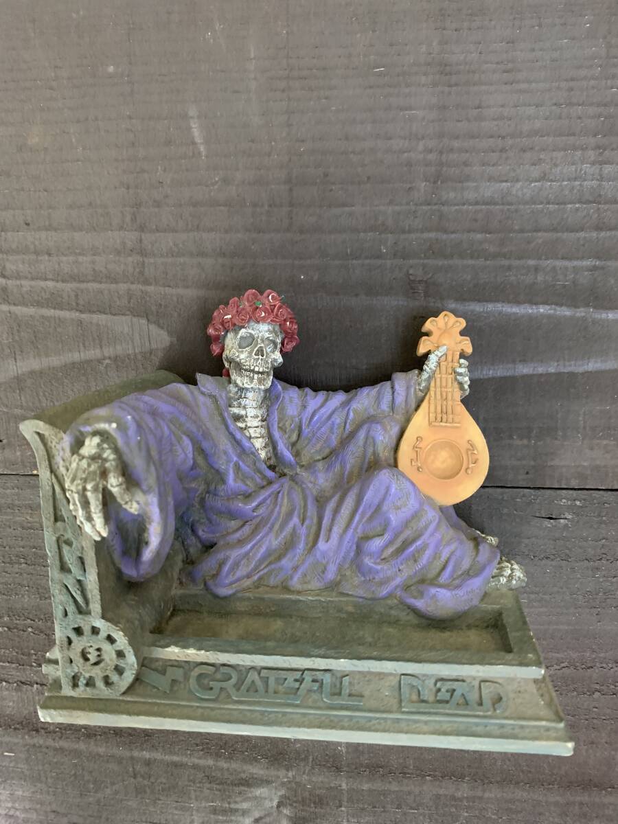 激レア! グレイトフルデッド GRATEFUL DEAD ハンドメイド スカル ガイコツ デッドベア ビンテージ ヒッピー ロック バンド サイケデリック拍卖