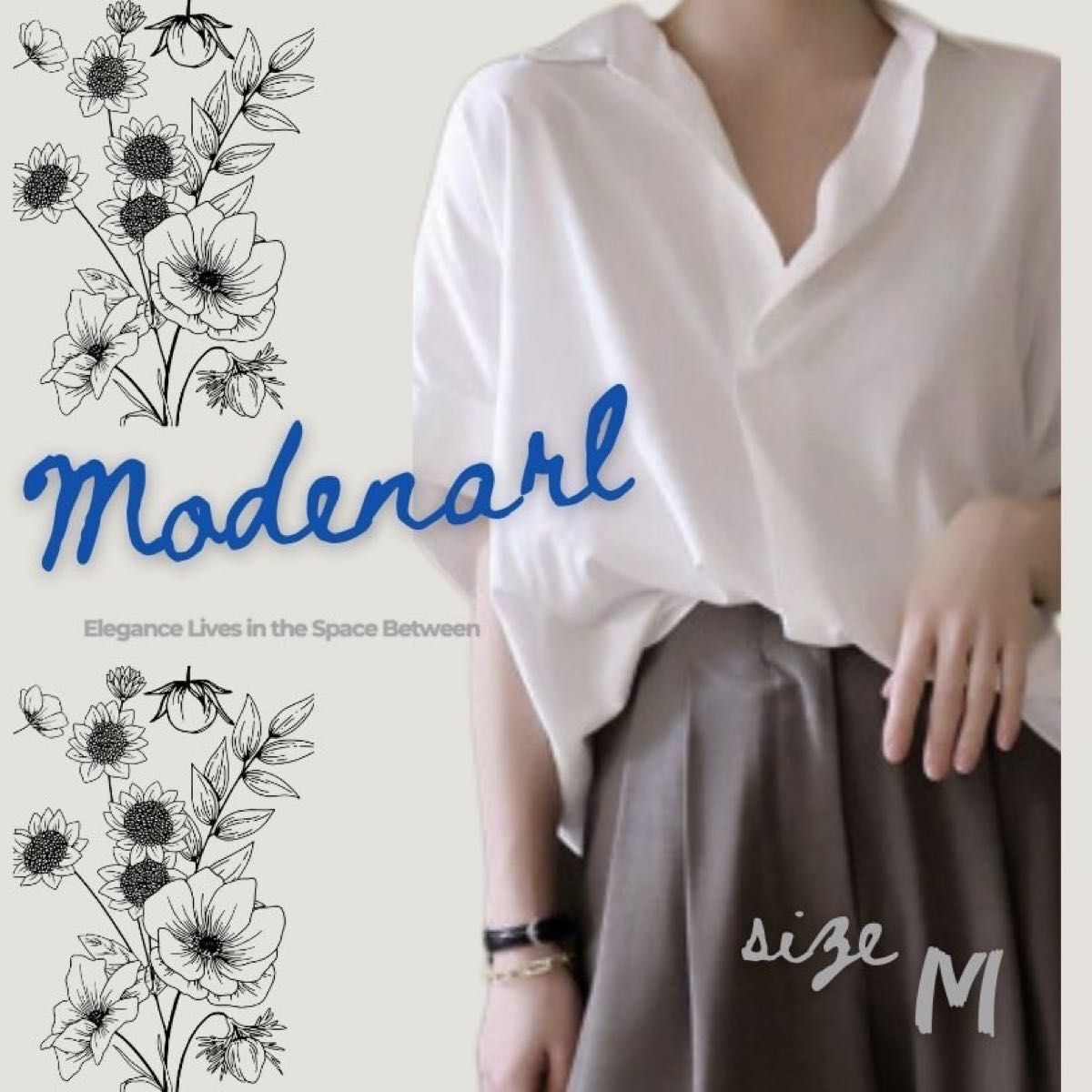 Mサイズ 女性 半袖 Vネック ブラウス スキッパー 白 無地 シャツ トップス 体型カバー 涼しい 通勤 オフィス きれいめ 夏 軽量拍卖