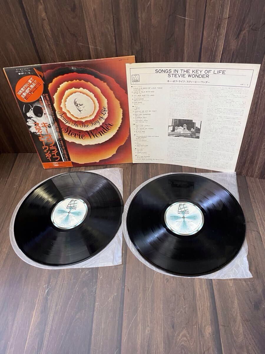 STEVIE WONDER Songs In The Key Of Life スティービーワンダー キーオブライフ 2枚組 レコード拍卖