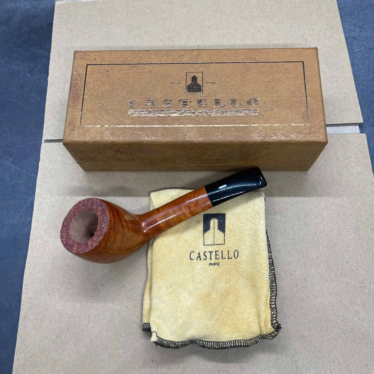 Castello “Trade Mark 4K” Bent; Made in Italy - New Smoking Pipe拍卖