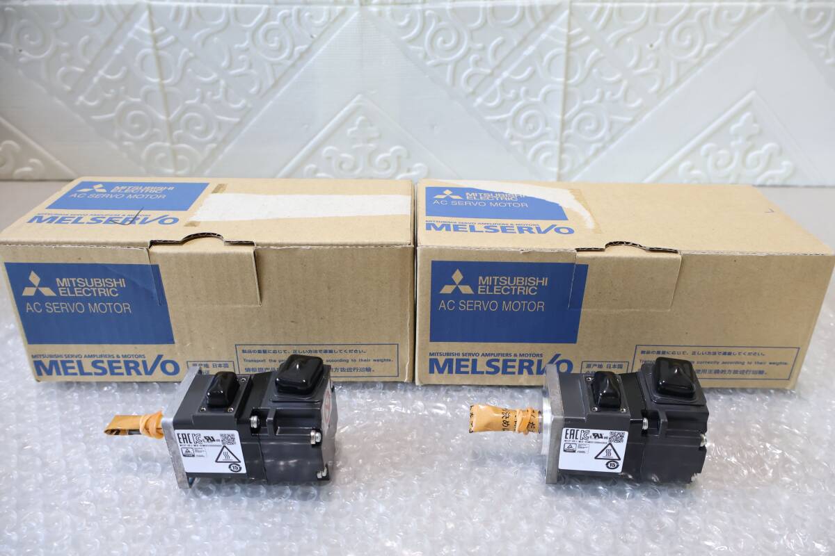 G9288 P【未使用・箱付き】2個セット 三菱電機 HG-KR053D ACサーボモーター MELSERVOシリーズ 50W 3000r/min 55V IP65 日本製拍卖